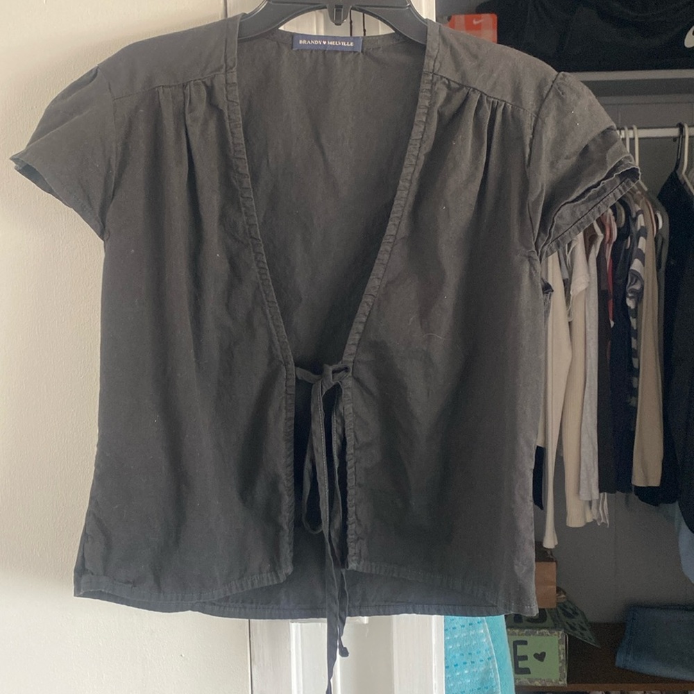 Black Brandy Melville Tie Cover Up